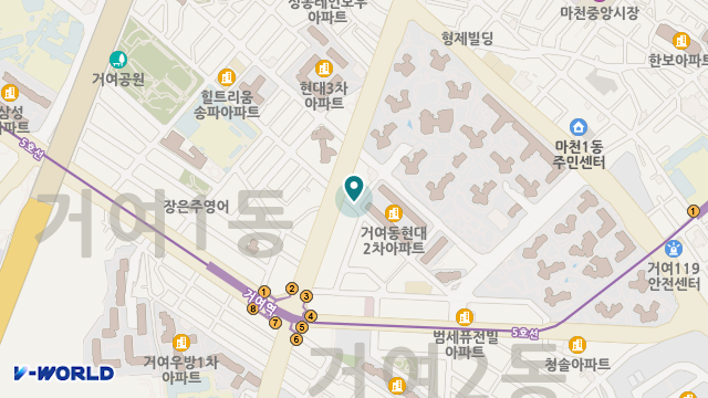 다솔실버복지센터 위치 지도