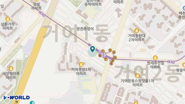애비재가복지센터 위치 지도