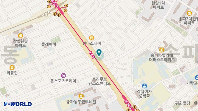 온누리방문요양 위치 지도