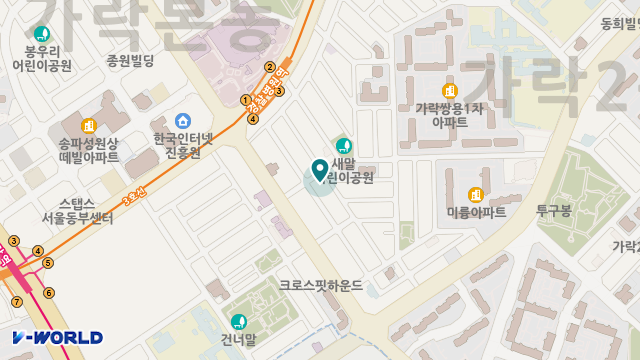 스마일시니어 좋은사람들 재가센터 위치 지도