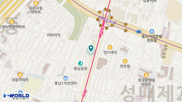 더사랑 재가복지센터 위치 지도