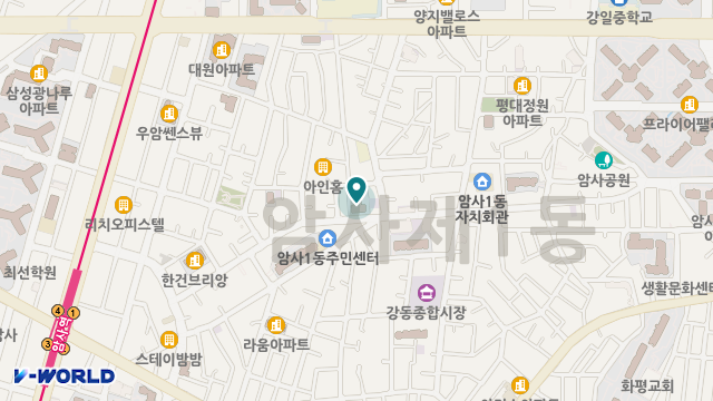 희망천사 요양센터 위치 지도