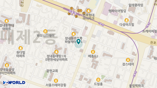 늘푸른실버케어센터 위치 지도