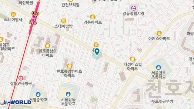 엘림재가센터 위치 지도