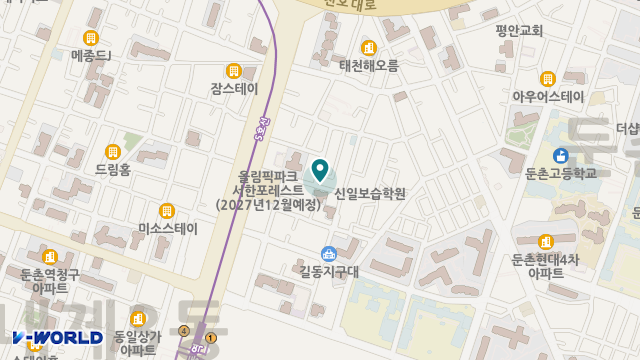 강동효창재가센터 위치 지도