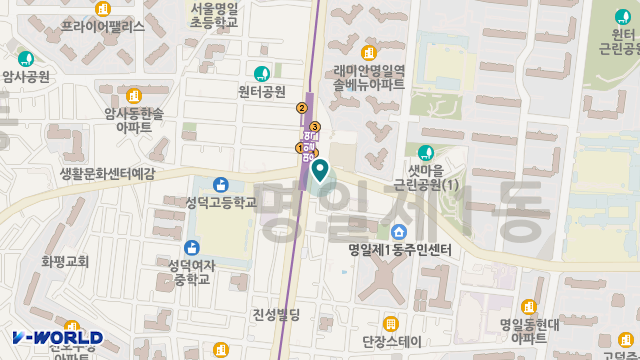 e-한나방문요양복지용구 위치 지도