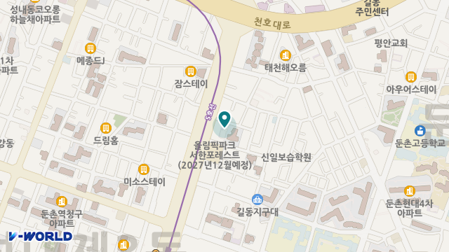 (A)비지팅엔젤스 강동지점 위치 지도