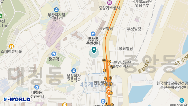 유창 위치 지도