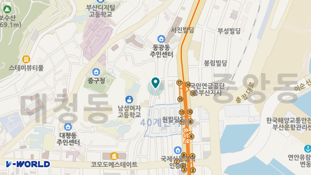 동행재가노인복지센터 위치 지도