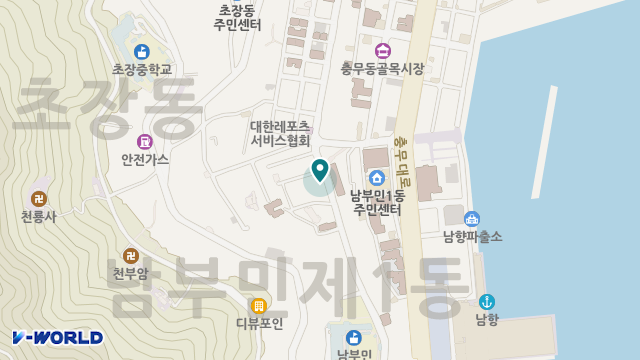 자애노인종합복지센터 위치 지도