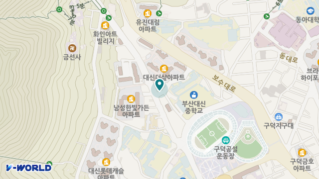 구덕재가노인복지센터 위치 지도