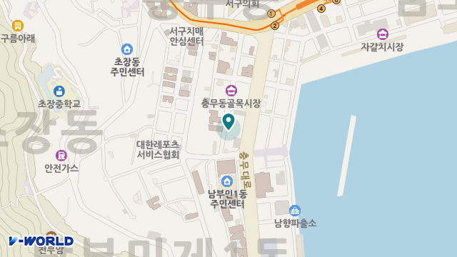 행복노인재가센터 위치 지도