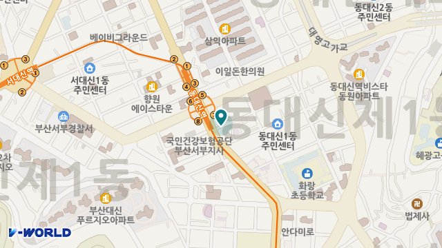(주)가온누리종합복지센터 위치 지도