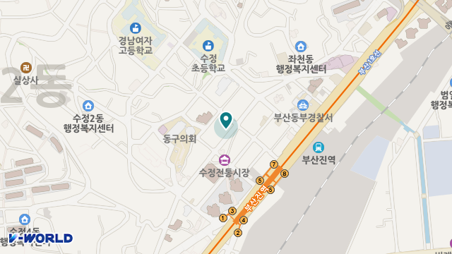 한국실버재가복지센터 위치 지도