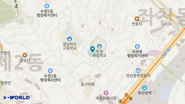 효도요양센터 위치 지도