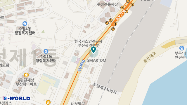 대주 재가복지센터 위치 지도