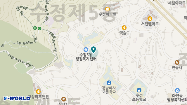 우리재가복지센터 위치 지도