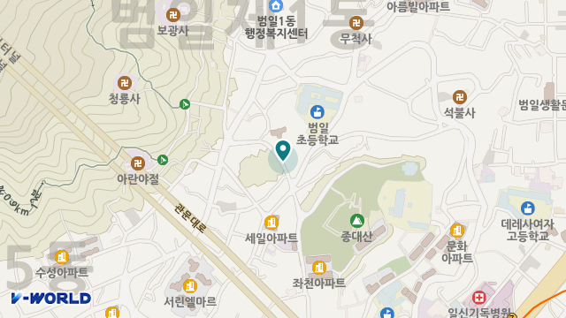 다함께노인재가복지센터 위치 지도