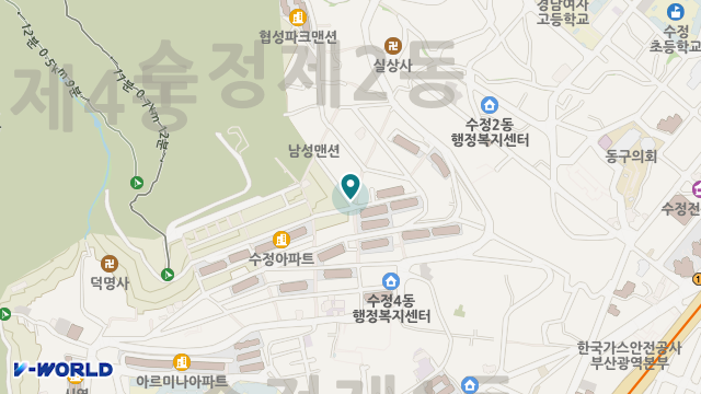 갈매기복지용구 중부산지점 위치 지도
