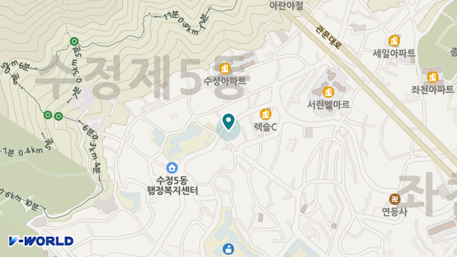 다복재가복지센터 위치 지도