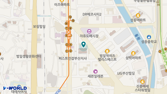 효사랑재가복지센터 위치 지도