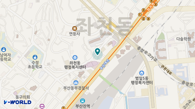 누림재가복지센터 위치 지도
