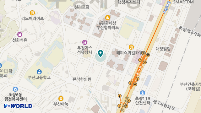 온정재가복지센터 위치 지도