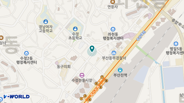 정다운노인재가센터 위치 지도