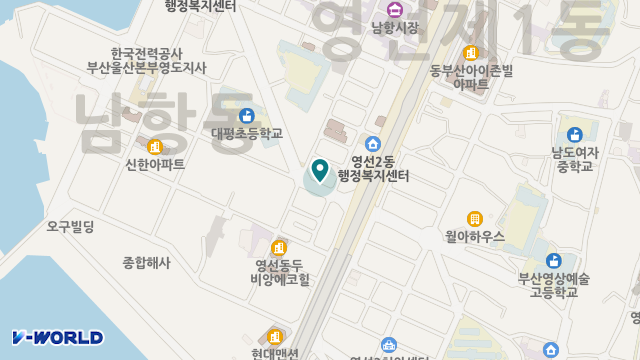 희망영도노인복지센터 위치 지도