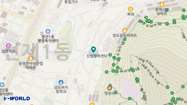 안정재가노인복지센터 위치 지도