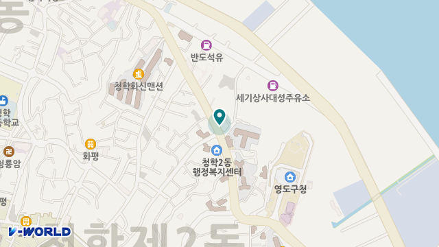 평화재가복지센터 위치 지도