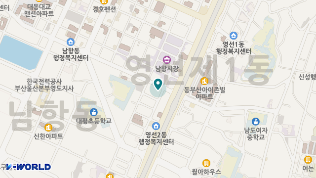 (주)윤정은빛종합복지센터 위치 지도