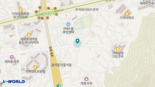 어르신이 행복한 세상 위치 지도