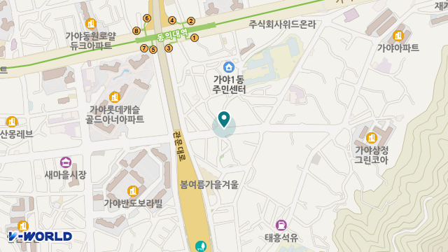 미소노인복지센터 위치 지도
