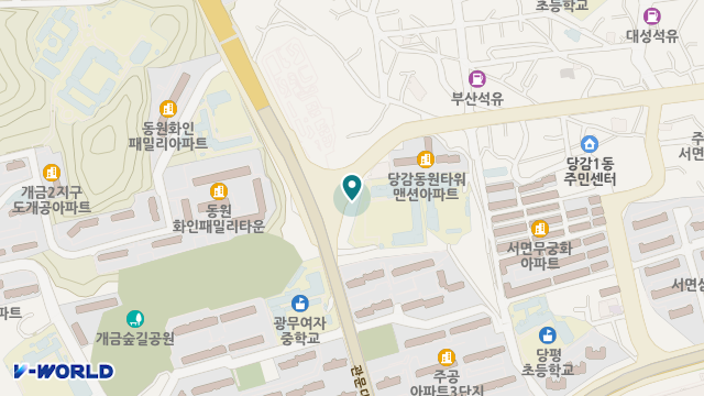 백양로노인복지센터 위치 지도