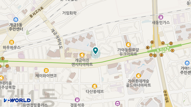 사)부산진구노인요양센터부설 행복한재가 위치 지도