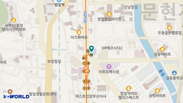 현 재가노인복지센터 위치 지도