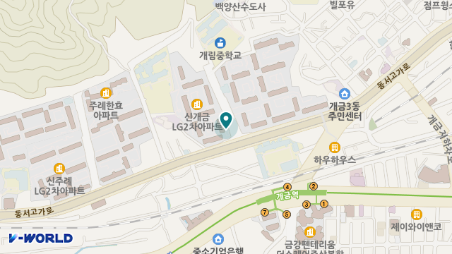 신개금노인복지센터 위치 지도