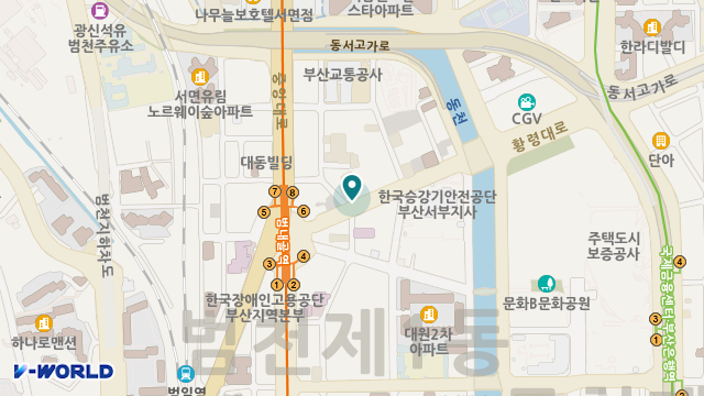 BHS재가복지 사랑채 위치 지도