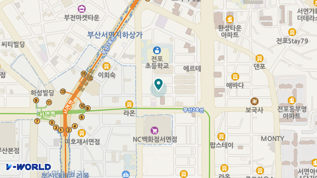 (주)섬김재가복지센터 위치 지도