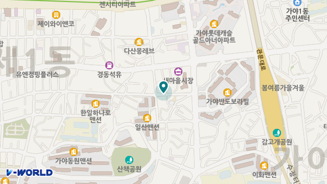 온누리 재가복지센터 위치 지도