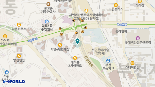 다온재가복지센터 위치 지도