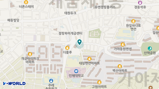 효드림복지센터 위치 지도