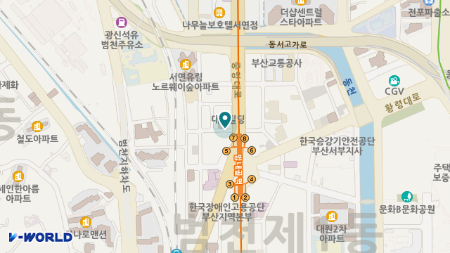 중앙재가복지센터 위치 지도