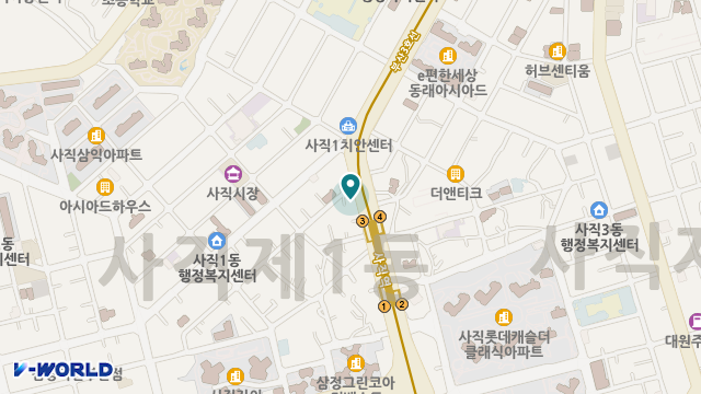 보필동래 위치 지도