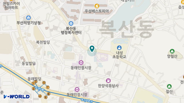 부산노인복지센터 위치 지도