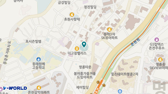 행복한재가복지센터 위치 지도