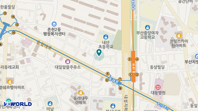 (법인)청목노인요양센터 위치 지도
