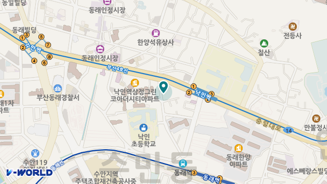 100세동안 부산복지용구 전문점 위치 지도