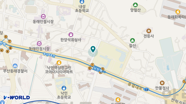 해피데이노인복지센터 위치 지도